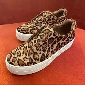 J/Slides Heidi Calf Hair Platform Sneakers